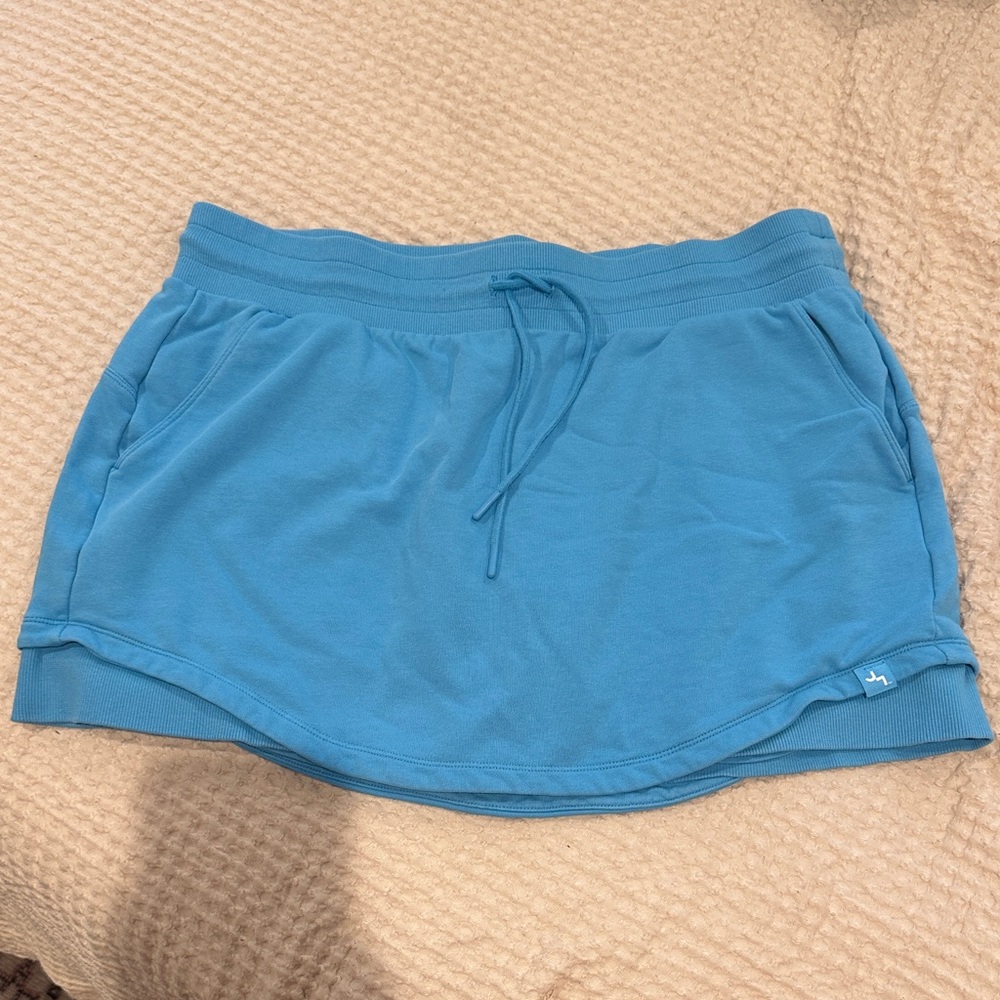 Blue Casual Skort
